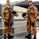 BC Thomas and Jay Reid, Beale AFB, CA, 1981. Photo courtesy of BC Thomas